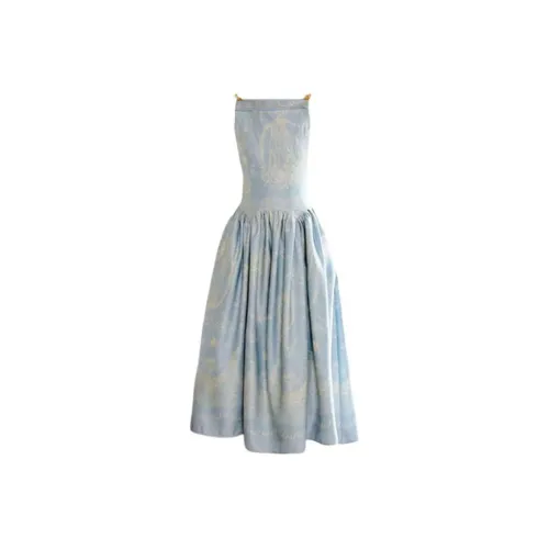 TSKIU Туманно-голубой Женские Слиплатья