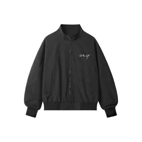 GET MAX GIFT Черная унисекс куртка