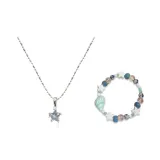 Wish Star Одежда Комплекты [Синий Браслет с Бусинами]