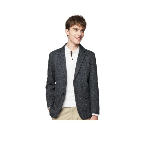 Red bean Темно-серый Мужской Деловые костюмы