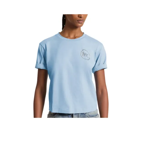 MICHAEL KORS Стандартная футболка женская Xiaoer синяя