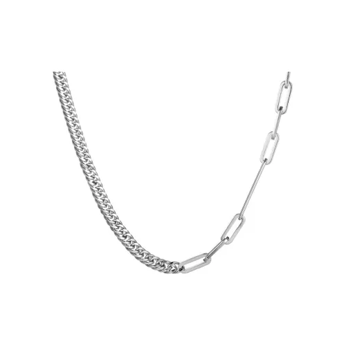 AKAK Титановая сталь Минималистичный Hip Hop Стиль Ключица Цепь Свитер Цепь Мужской