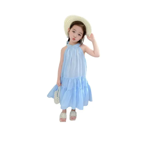 La Cergo Платье Синий Children Возраст 3-7 лет