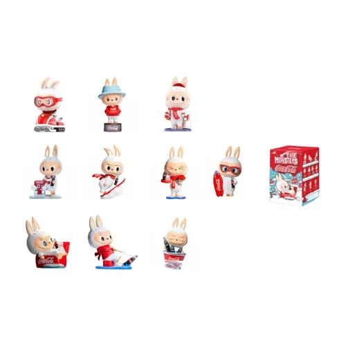 POP MART THE MONSTERS X Coca-Cola LABUBU, Слепая Коробка, Одиночная Коробка/комплект Из 10 Шт.