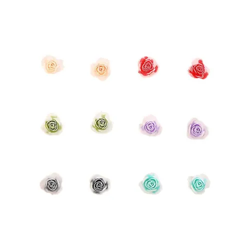 LINGJIE Пластик Серьги-гвоздики Унисекс