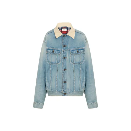 THE ROW Свет Индиго Женские Джинсовые Куртки