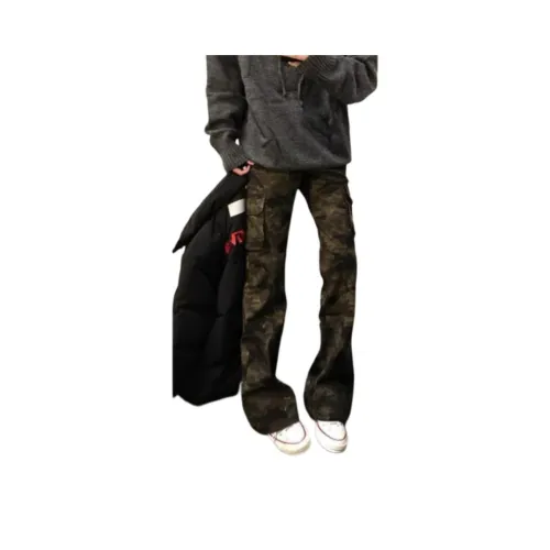 27DESHENGHUO Камуфляж Унисекс Джинсы