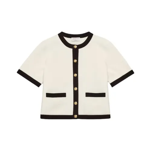 ARITZIA SS25 BABATON Approach Кардиган с короткими рукавами Трикотаж Женские