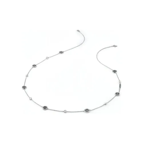 GUESS Ожерелья из нержавеющей стали Женское серебро