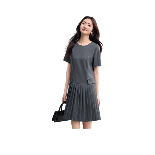 SENTUBILA Короткое платье с короткими рукавами женское