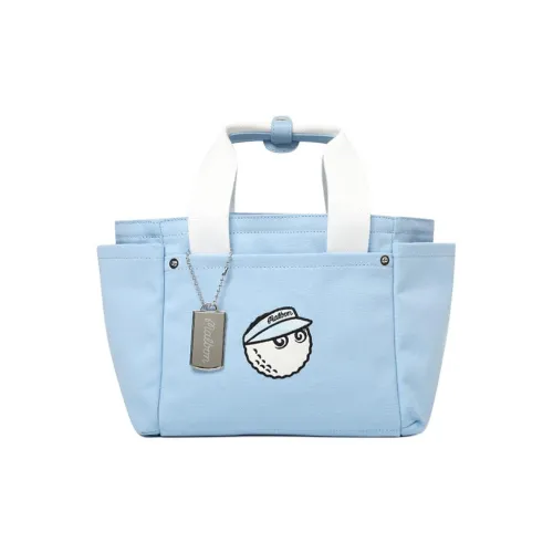 Malbon Golf Хлопок Тоут Сумка Сумка для покупок Сумка Женская Синяя