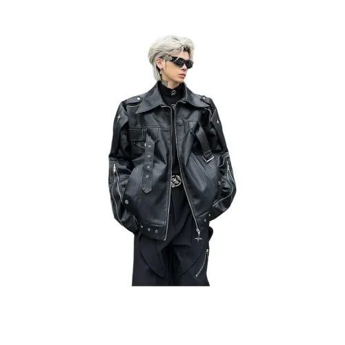 SANTASTIC Кожа Куртка Унисекс