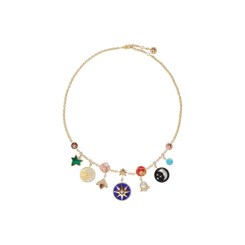 DIOR Rose des Vents 18К золото Ожерелья Унисекс Многоцветные