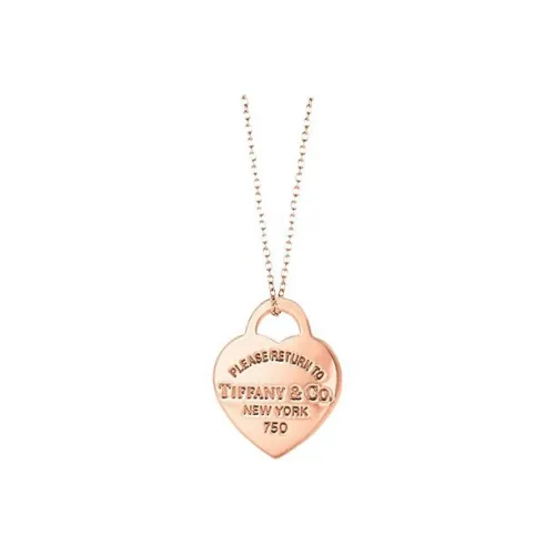 TIFFANY & CO. Коллекция Return To Tiffany Ожерелье Розово-золотое Женское