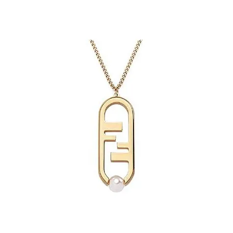 FENDI Ожерелья Золотые Женские