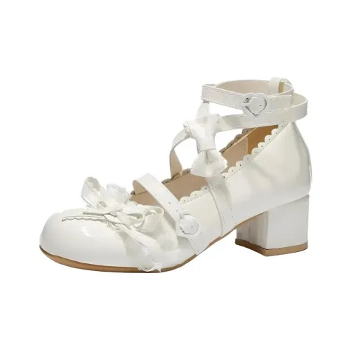 Aimilian Грубый каблук Туфли Мэри Джейн Женские