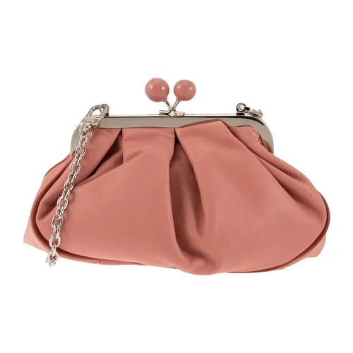 WEEKEND MaxMara Сумка через плечо из кожи сумка на плечо женская телесного цвета