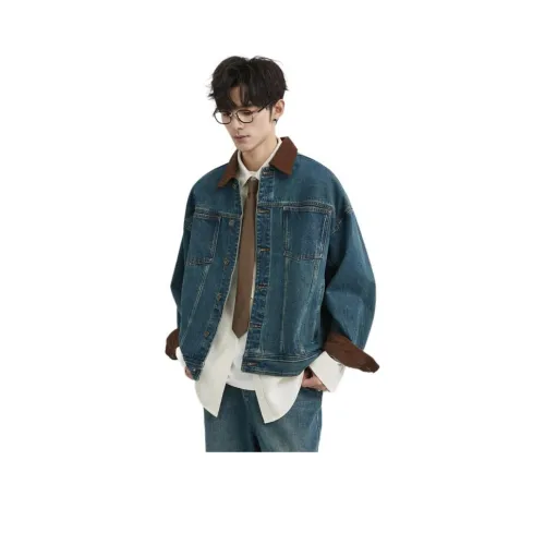 EARL JOEL Куртки и Пальто Унисекс Винтаж Синий