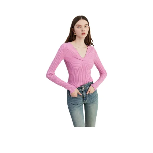 DPLAY Трикотаж Женский Молочный Коктейль Розовый