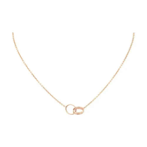 Cartier 18K Розовое золото Ожерелье Женское Розовое золото