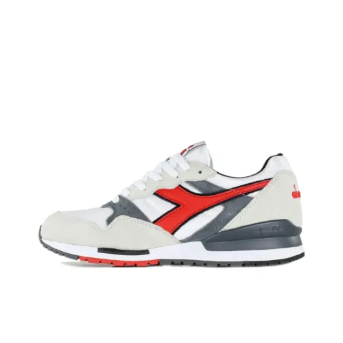 Roberto Baggio x DIADORA Intrepid Устойчивый к истиранию Низкий Топ Повседневная Обувь Мужская Белая