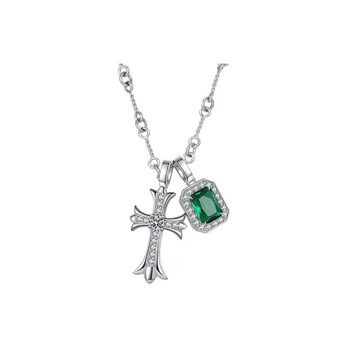 PISHUSHU Титановые стальные ожерелья унисекс