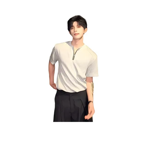 DANJUE Светло-серый Унисекс Футболка