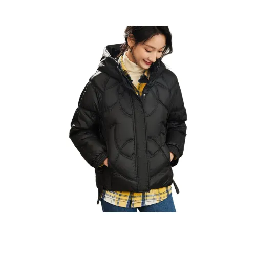 CARBAMMI Хлопковый пуховик женский черный