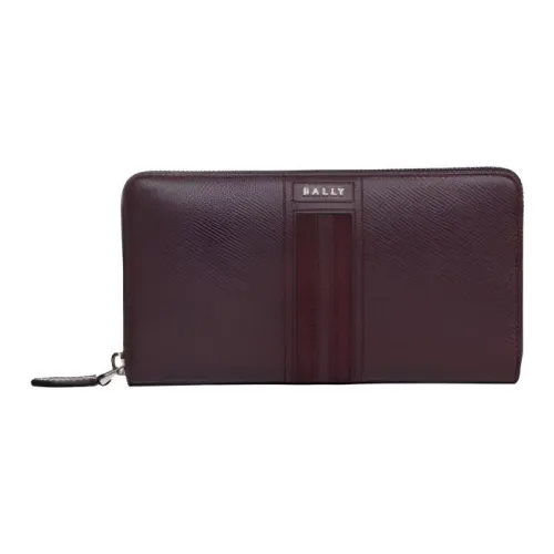 BALLY Кошелек из коровьей кожи Мужской Бордовый