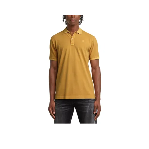 STAR RAW Желтая Мужская Поло