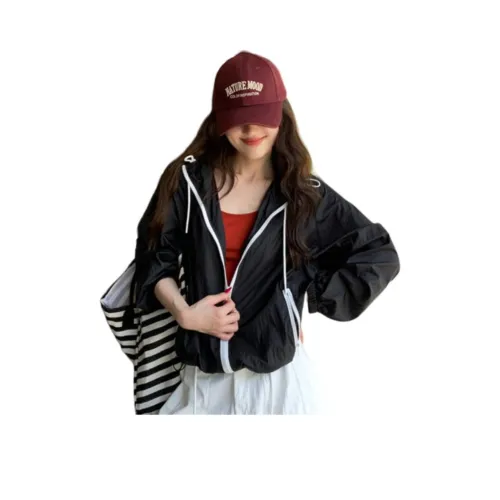 NANING9 Куртки Пальто Женские Черный