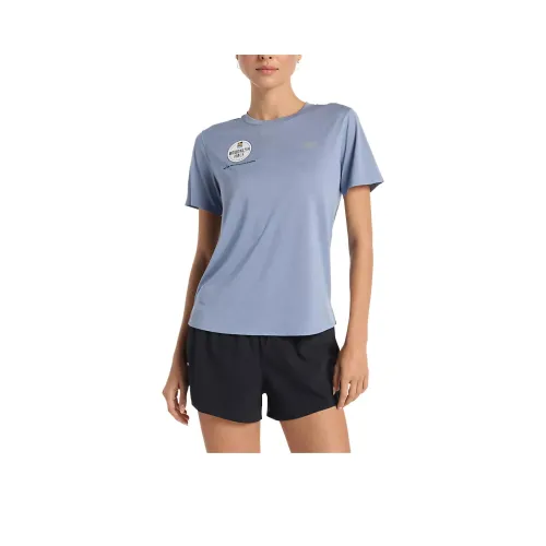 New Balance RBC Brooklyn Half Collection ICEX Стандартная T-рубашка Женская Синяя DSW