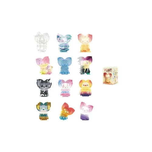 POP MART YOKI Instant Коллекция Слепые коробки Один Mystery Коробка Целая коробка 12 шт