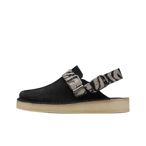 Clarks Trek Mule Low Топ Повседневная обувь Женская Черная