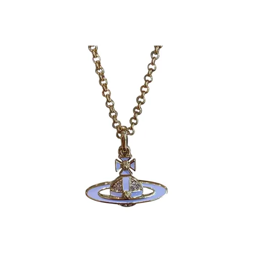 Vivienne Westwood Ожерелья Женские Золото Фиолетовый