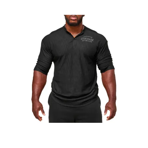 GYMSHARK Мужские Черные Рубашки