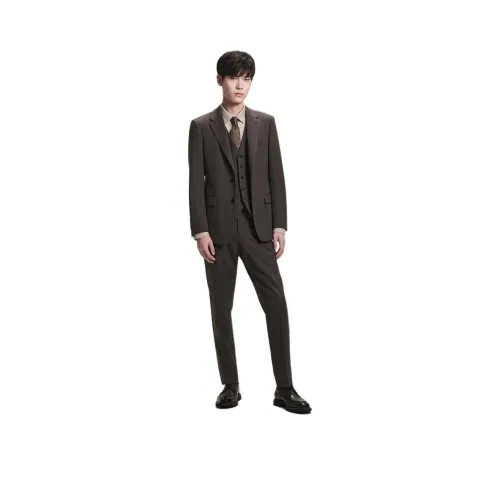 SAINT ANGELO Костюм Брюки Мужские Гравий Саржа Однотонный