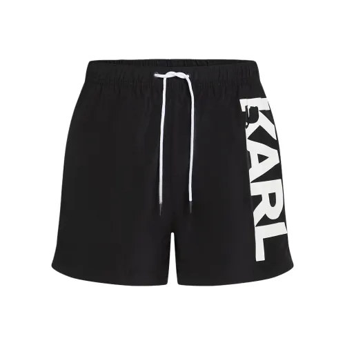 Шорты KARL LAGERFELD Повседневные Мужские Черные