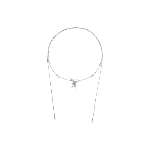 BOONEE Белое золото с покрытием медные ожерелья женские