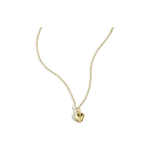 CHANEL Металлические стразы Кристальные ожерелья Женские Золото