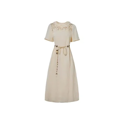 LUYOUYE Короткий рукав Платье Женское