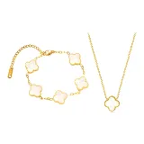 Счастливый Клевер Четырехлистный Коллекция (Белый)