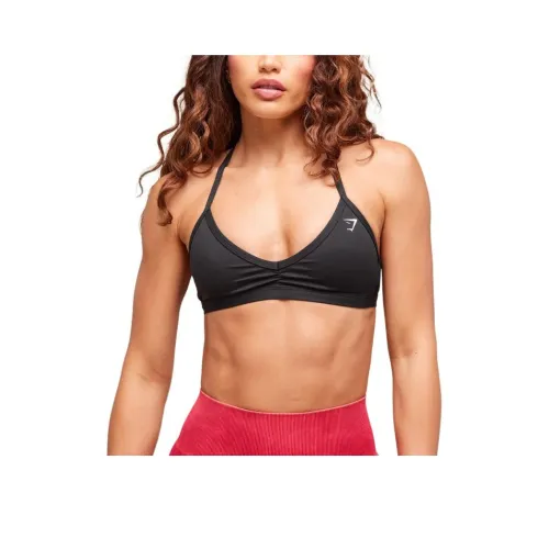 GYMSHARK Minimal Спортивный бюстгальтер Спортивное белье Женские Черный