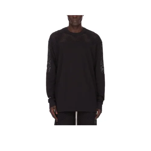 RICK OWENS совместный бренд Champion Co Branded Edition Черные мужские футболки T