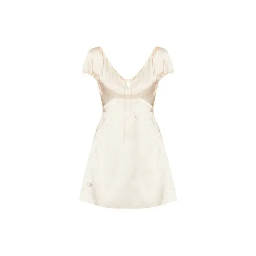 DPLAY SWEET Кремово-белые Женские Ночные сорочки