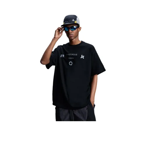 RUIZENLUO Черная унисекс футболка