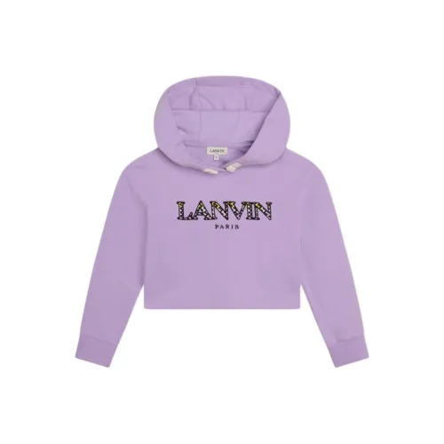 Lanvin Фиолетовый Kids Свитшоты