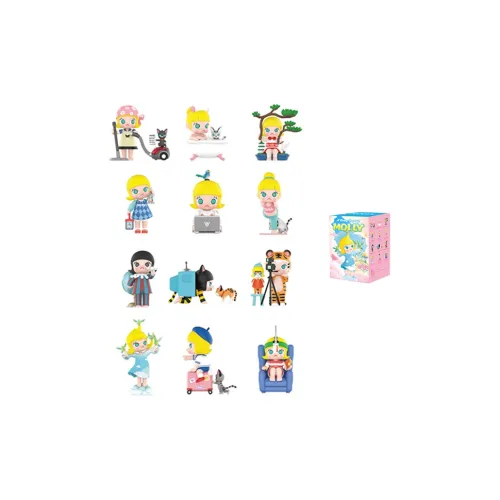 POP MART Молли A Day OF Letting GO Collection Слепые коробки Один Mystery Коробка 2 сюрприз-коробки