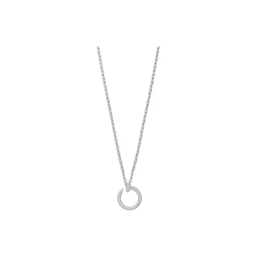 Cartier Бриллиантовые ожерелья Женское серебро