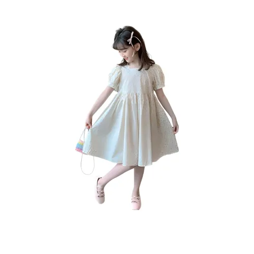 Wooden Rabbit Розовое платье для школьного возраста